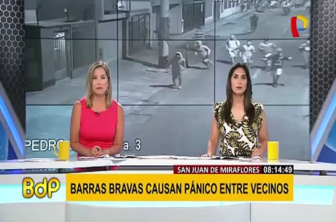 SJM: barristas desatan pánico entre vecinos de Av. Pedro de Pasco