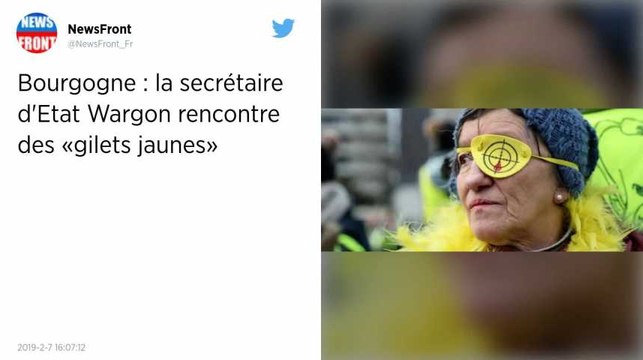 Wargon rencontre des Gilets jaunes en marge du déplacement de Macron