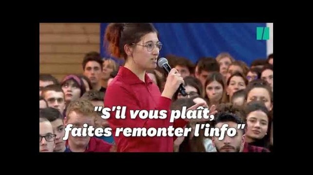 Une jeune volontaire interpelle Macron sur l'autisme avec beaucoup de franchise