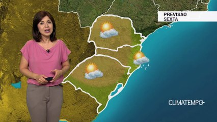 Previsão Sul – Frente fria chega ao RS