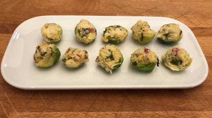 Recette: Petits choux de Bruxelles farcis