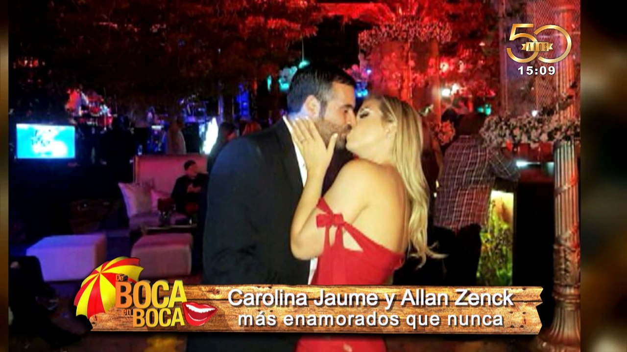 Carolina Jaume y Allan Zenck más enamorados que nunca