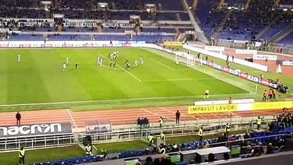 Lazio-Empoli, il rigore di Caicedo