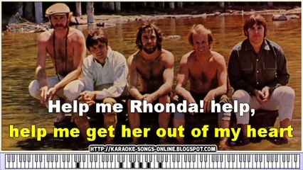 The Beach Boys - Help Me Rhonda - Karaoke with lyrics