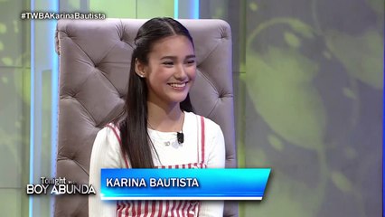 TWBA: Karina shows off her skills in impromptu speaking