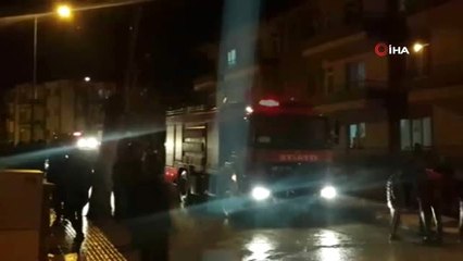 Apartmanda Çıkan Yangın Korkuttu