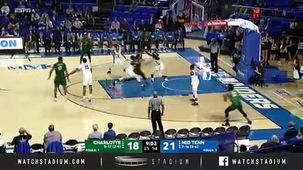 Charlotte vs. Middle Tennessee Basketball Highlights (2018-19)