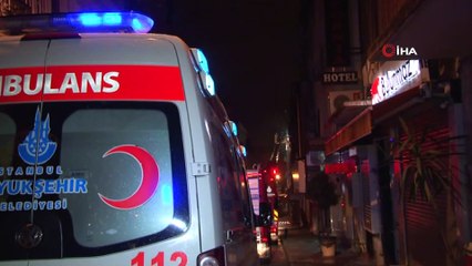 Fatih’te korkutan iş yeri yangını