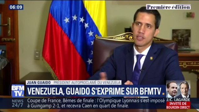 Venezuela: Juan Guaido salue la position de la France, très claire depuis le début