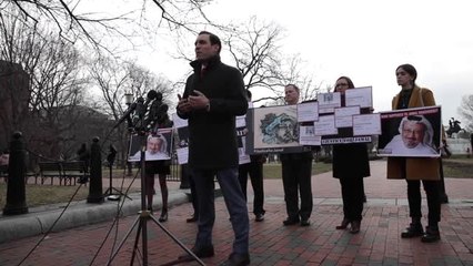 Beyaz Saray Önünde "Kaşıkçı" Protestosu - Washıngton