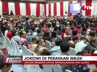 Jokowi Hadiri Perayaan Imlek Nasional