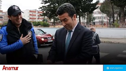 Anamur’da ‘yaya öncelikli trafik’ uygulaması