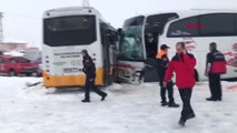 Malatya 2 Otobüs Çarpıştı, Çok Sayıda Yaralı Var
