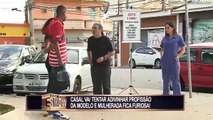 Casal participa de joguinho com modelo e mulherada fica indignada