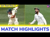 IND vs AUS 1st Test 2018 Day 2 Stats Highlights: Travis Head Fifty Helps Australia Recover