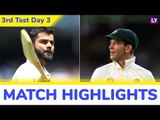 IND vs AUS 3rd Test 2018 Day 3 Stats Highlights: Bumrah’s Six-Wicket Haul Puts India in Control