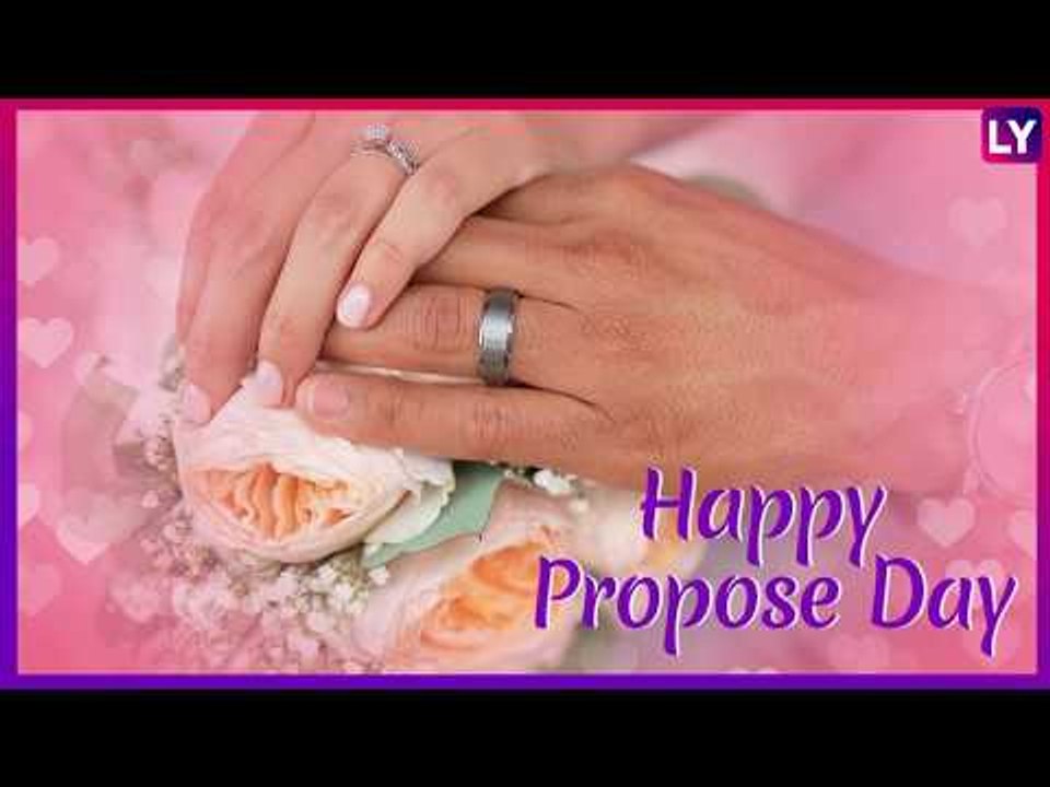 Wish Happy Propose Day With Romantic GIF Greetings & WhatsApp Sticker Messages During Valentine Week