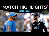India vs New Zealand 4th ODI Match Highlights: न्यूजीलैंड ने चौथे वनडे मैच में भारत को दी शिकस्त.