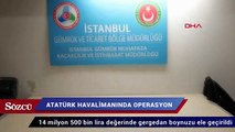 Atatürk Havalimanı’nda gergedan boynuzu operasyonu
