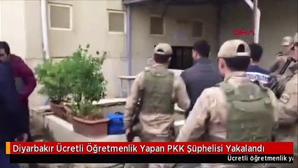 Diyarbakır Ücretli Öğretmenlik Yapan PKK Şüphelisi Yakalandı