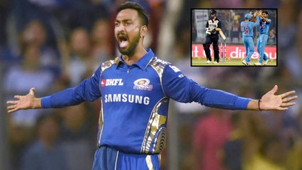 India Vs New Zealand,2nd T20 : Krunal Takes 3 Wickets, New Zealand 50 for 4