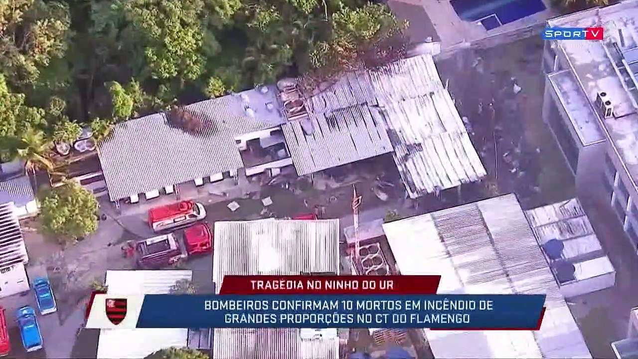 "SporTV News" interrompe compacto para noticiar tragédia ao vivo (08/02/2019)