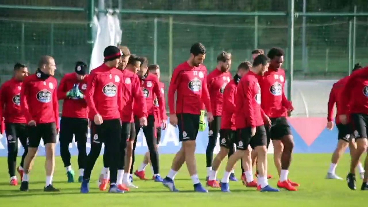 El Deportivo de la Coruña prepara el Partido contra el Granada