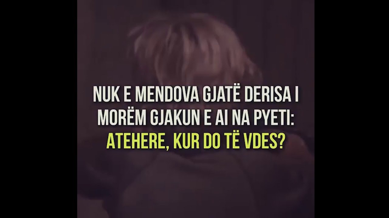 Dashuria e vëllaut për motrën!
