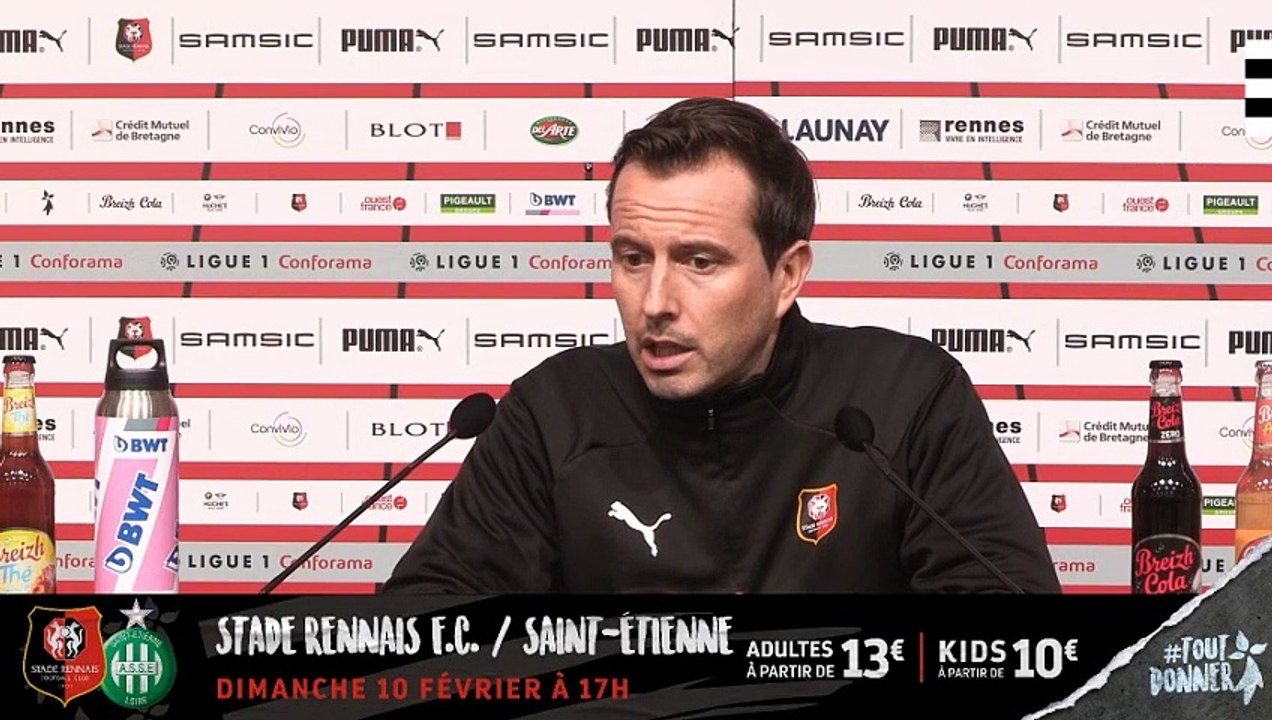 J24. Stade Rennais F.C. / Lille : conférence de presse