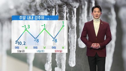 [날씨] 주말 내내 강추위...대부분 지역 건조 특보 / YTN