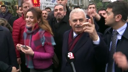 Binali Yıldırım Beykoz'da vatandaşlarla buluştu - İSTANBUL