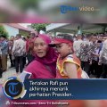 Anak Kecil Minta Digendong Presiden Jokowi di Cianjur