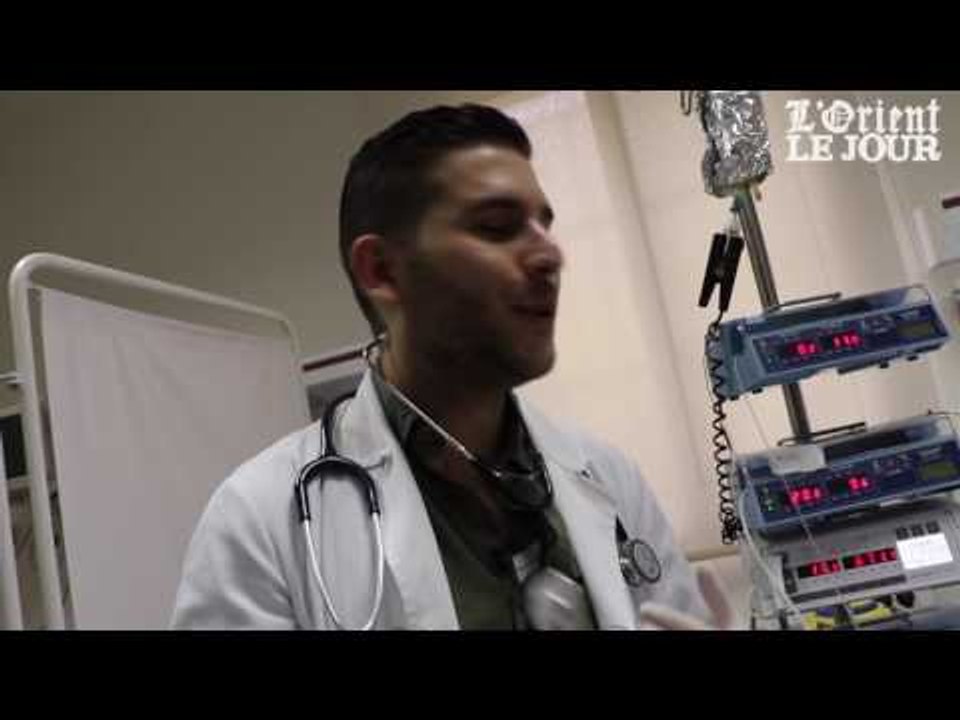 Hôpital de la Quarantaine : le jeune résident Ziad Chebel effectue sa tournée du matin