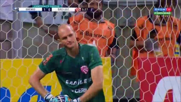 gremio 3x0 sao luiz 2 tempo