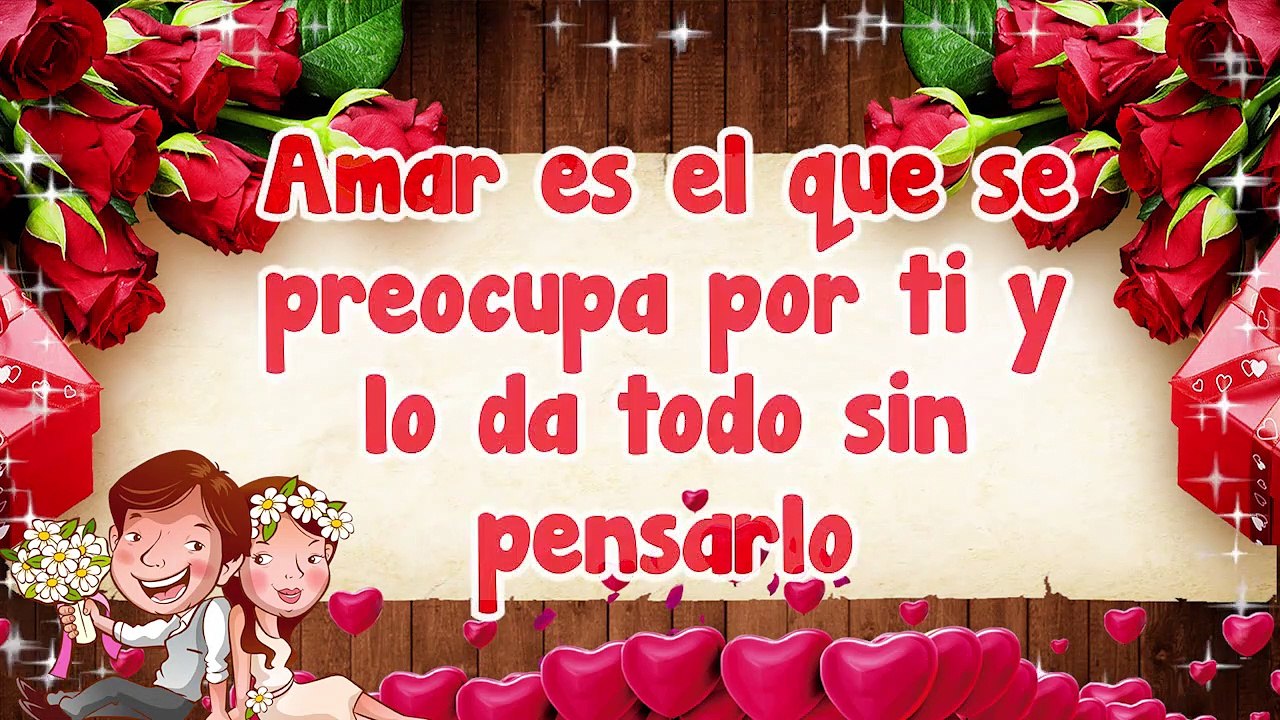 Amar es dar la vida por el otro sin importar lo que pase