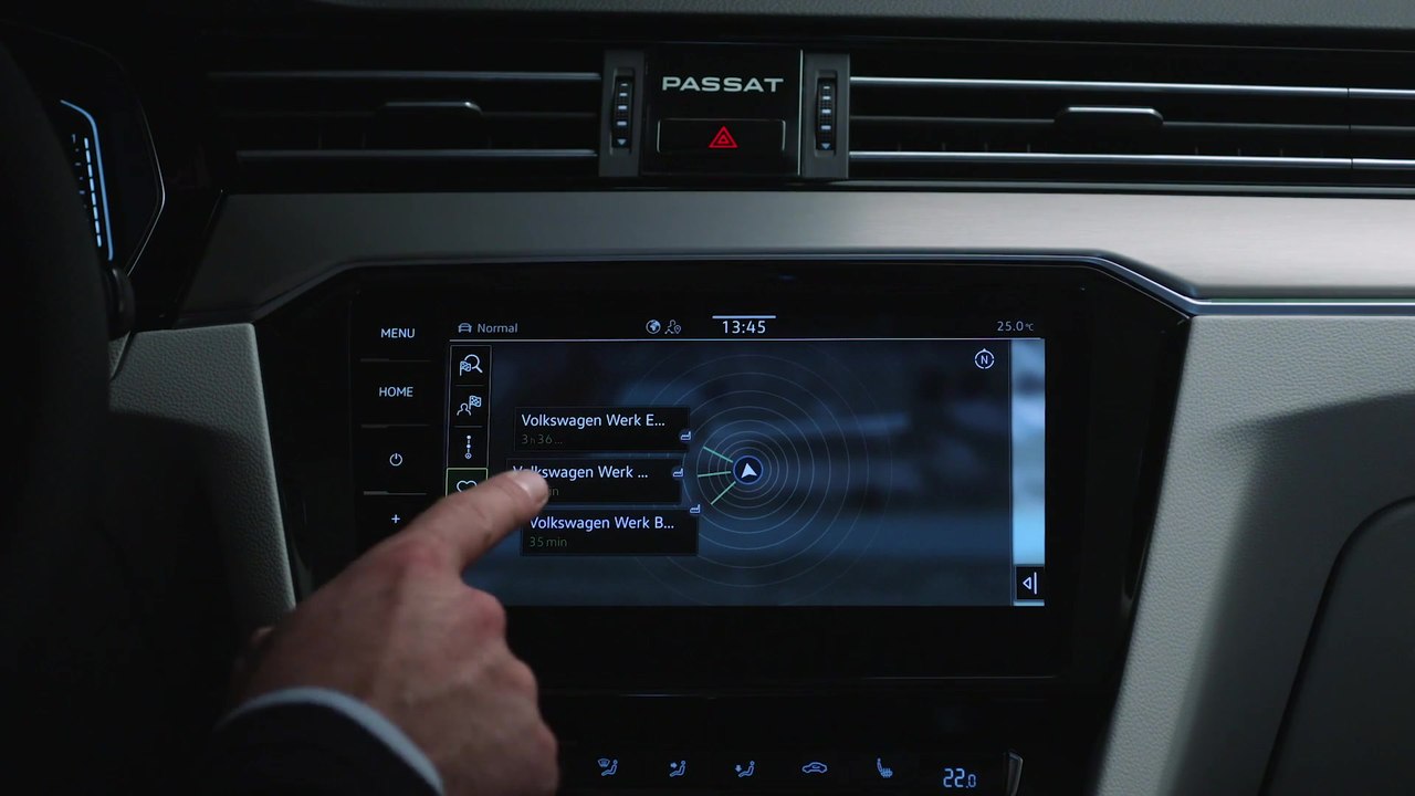 The new Volkswagen Passat Infotainment System
