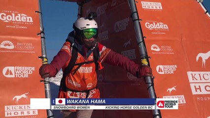 Freeride World Tour 2019 Snow Women podium (FWT 19 - Horse Golden)