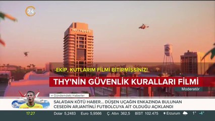 THY'nin güvenlik kuralları filmi