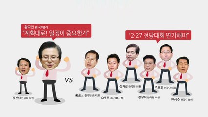 자유한국당, 전당대회 강행...한 사람만 웃는다? / YTN