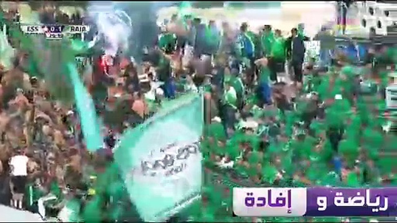 شاهد الهدف الاول للرجاء في مرمى النجم الساحلي التونسي