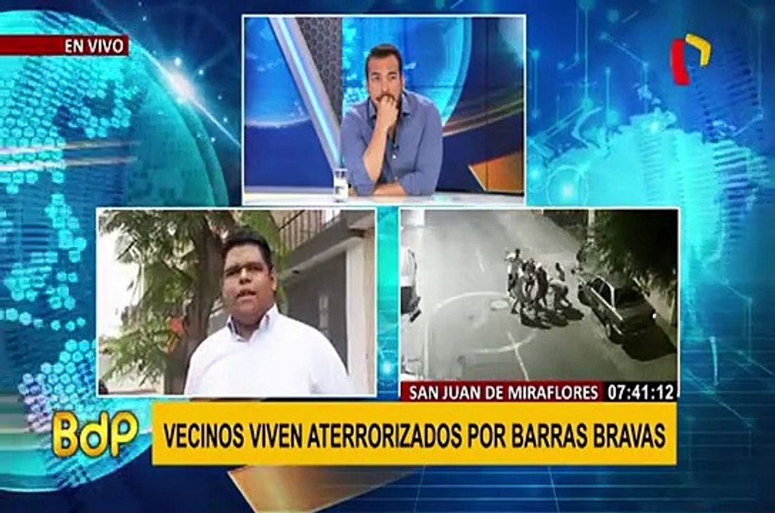 SJM: vecinos aterrorizados por desmanes de barras bravas