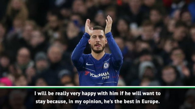 Sarri wants 'best player in Europe' Hazard to stay at Chelsea