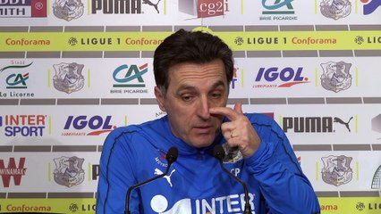 Avant  le match ASC - Caen Christophe Pélissier