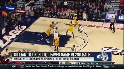 Jeff Goodman Discusses the Latest Injury for Gonzaga's Killian Tillie