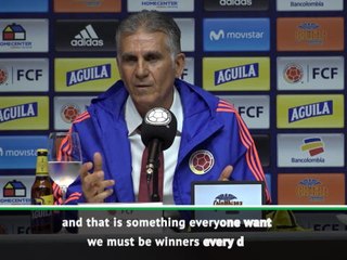 New Colombia boss Queiroz outlines his "winners" vision
