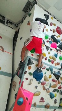 Rock climbing