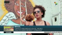 Colectivos feministas de Brasil exigen justicia para Marielle Franco