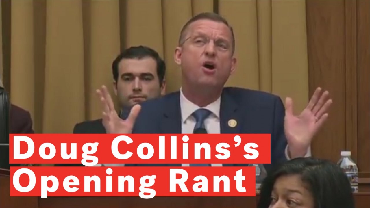 Doug Collins Says To Bring Popcorn To Hearing In Bizarre Opening Statement