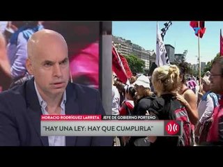 Rodriguez Larreta en A Dos Voces: "No es necesario un protocolo anti-piquerte, hay una ley"