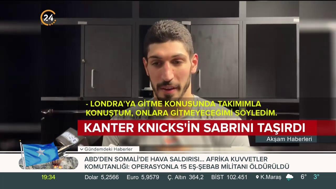 Kanter kovuldu